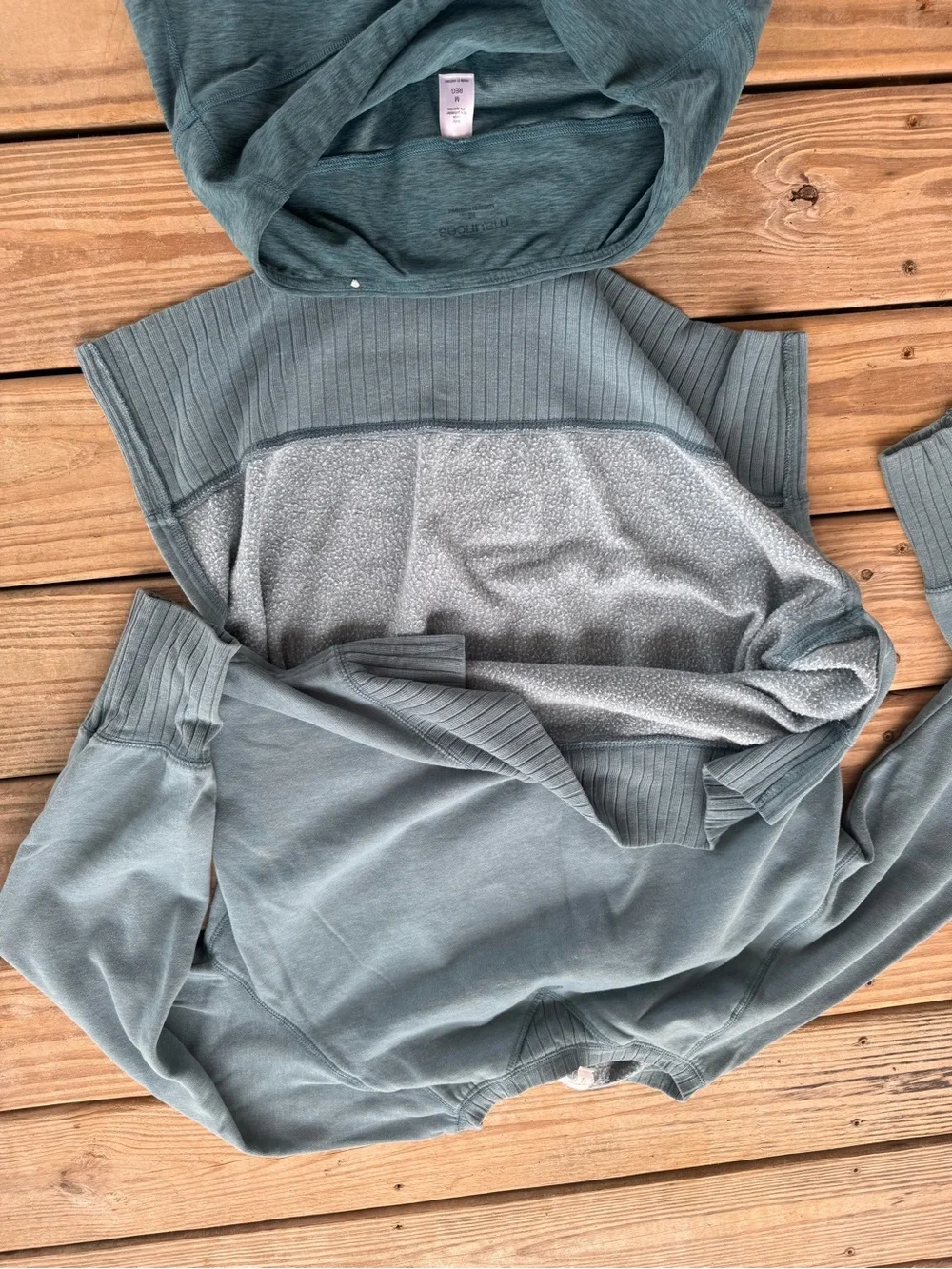 Maurices Blue Lounge Set | Ribbed Sweatshirt & Wide Leg Pants Matching Set